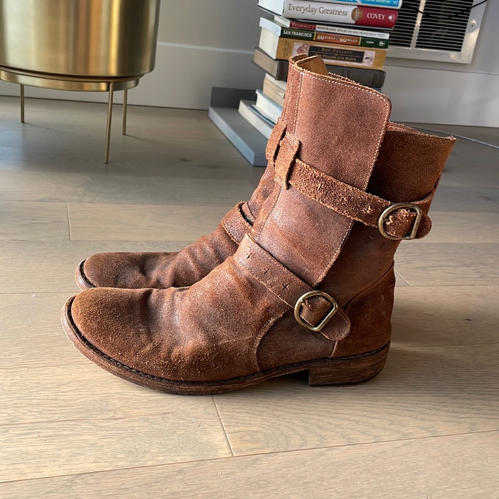 Suede florentini & baker boots